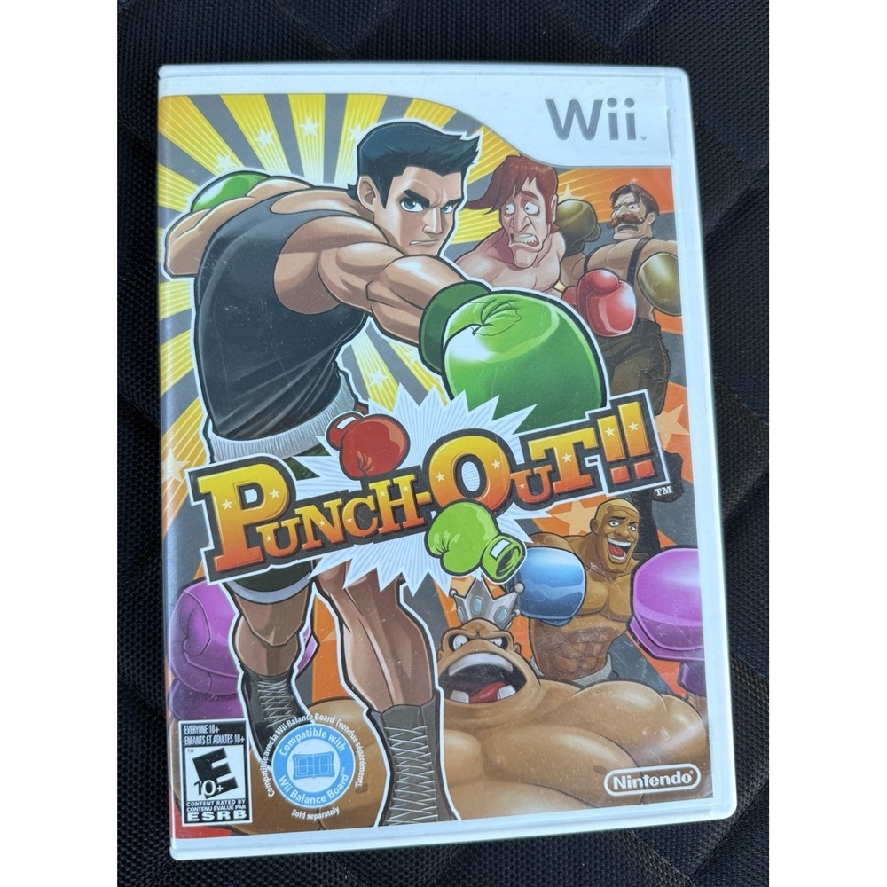 Punch-Out!! Nintendo Wii 2009 With Manual Good Condition